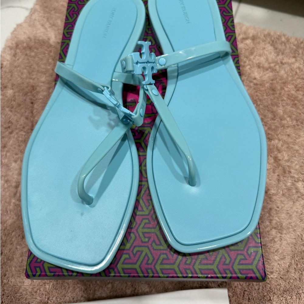 Tory Burch Light Blue Women's Sandals
